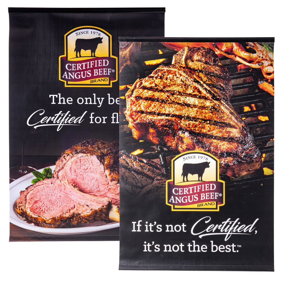 Banner Flag 2-Sided Indoor Vinyl