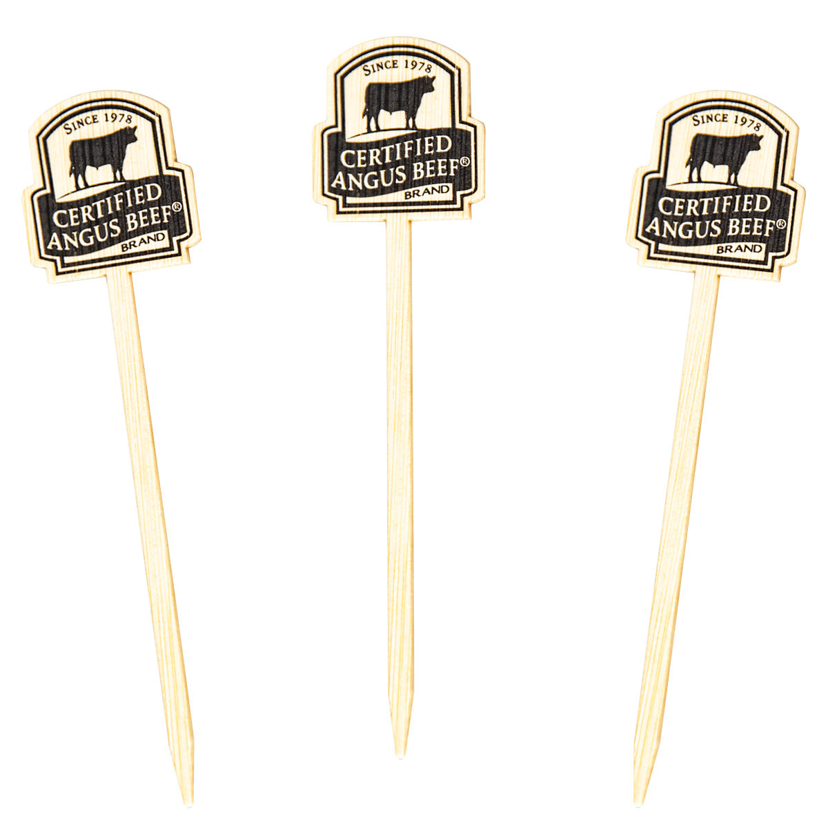 Burger Picks - biodegradable bamboo (500/pack)