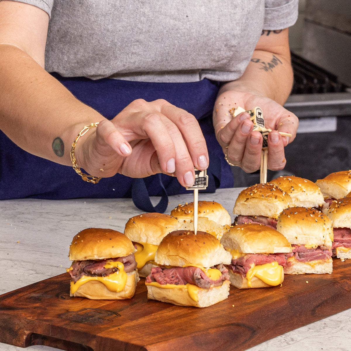 Double Live Edge Charcuterie Board