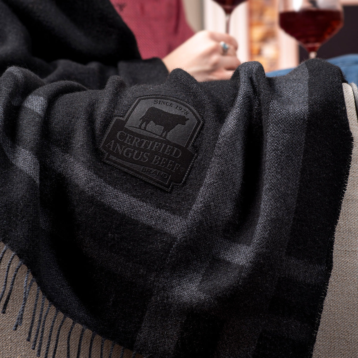 Luxurious Wool-Blend Throw