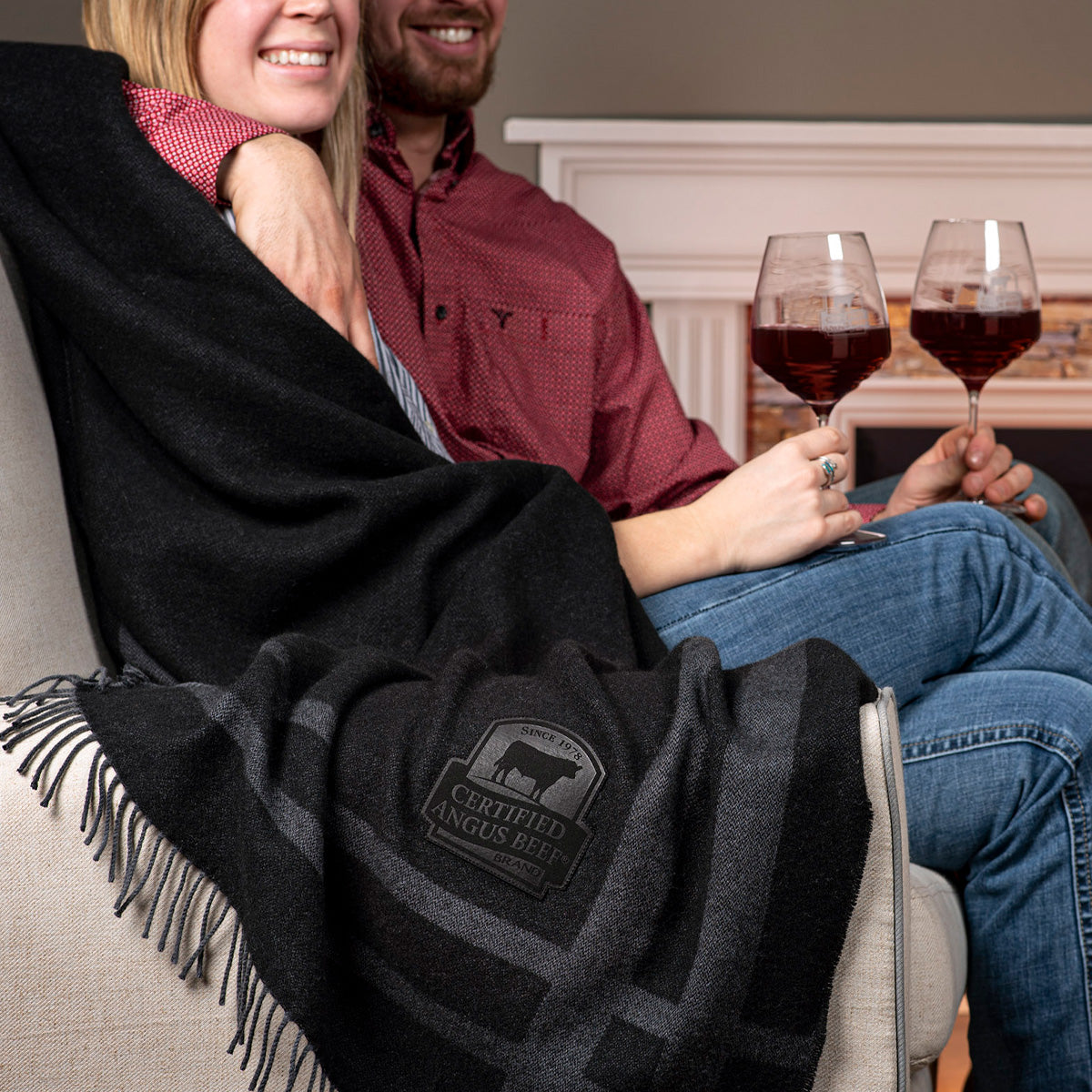 Luxurious Wool-Blend Throw