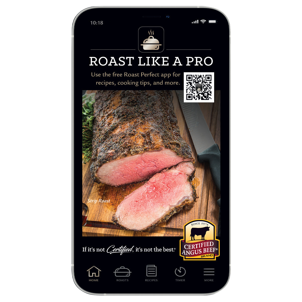 Roasting Case Cling- ROAST PERFECT APP