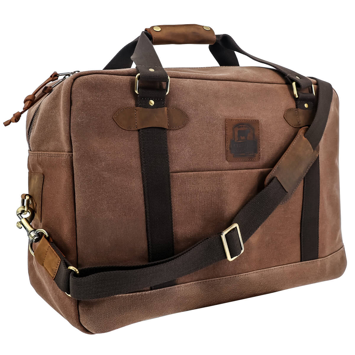 Waxed Canvas Travel Duffle Bag