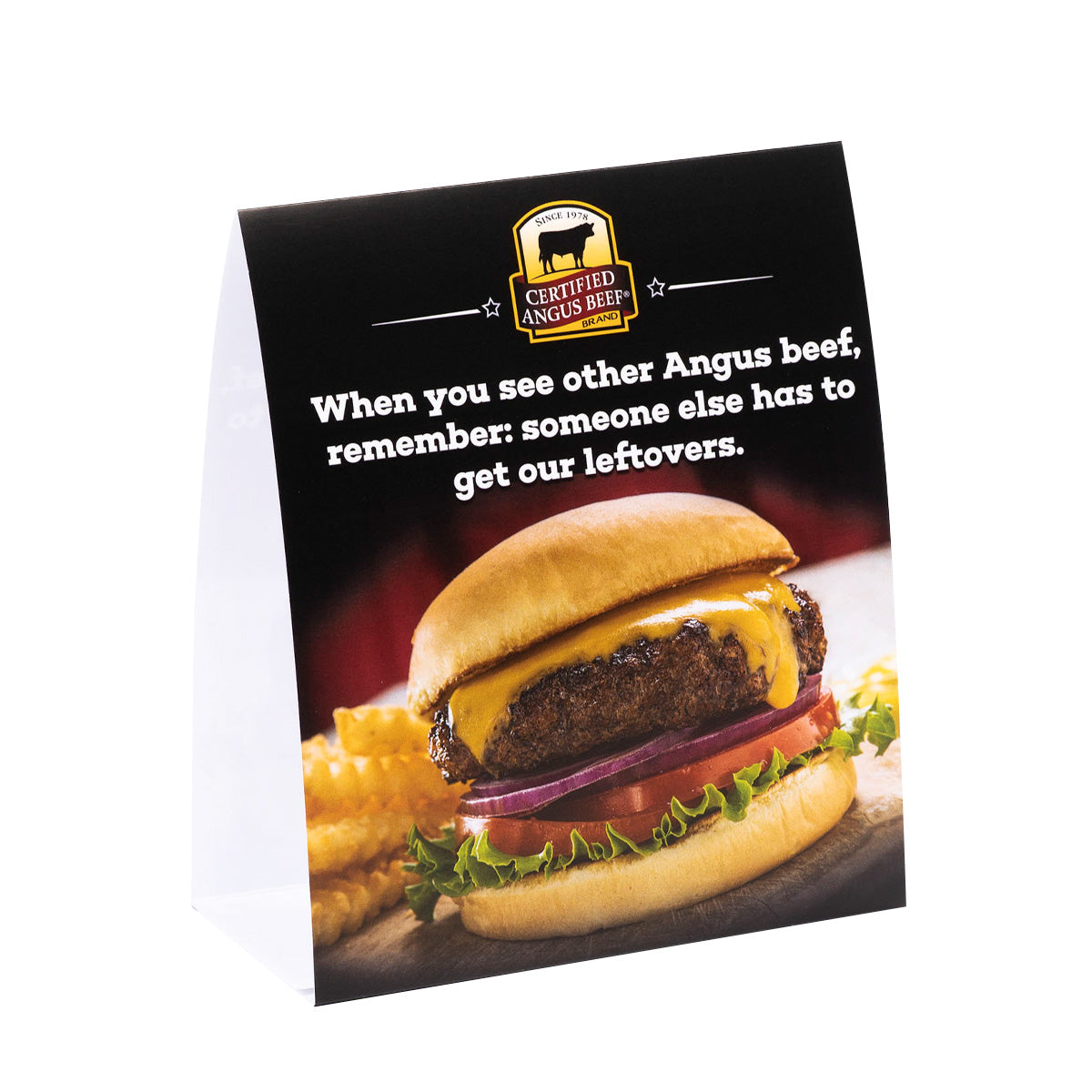 Branded TABLE TENT
