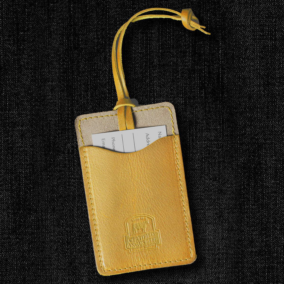 Leather Luggage Tag