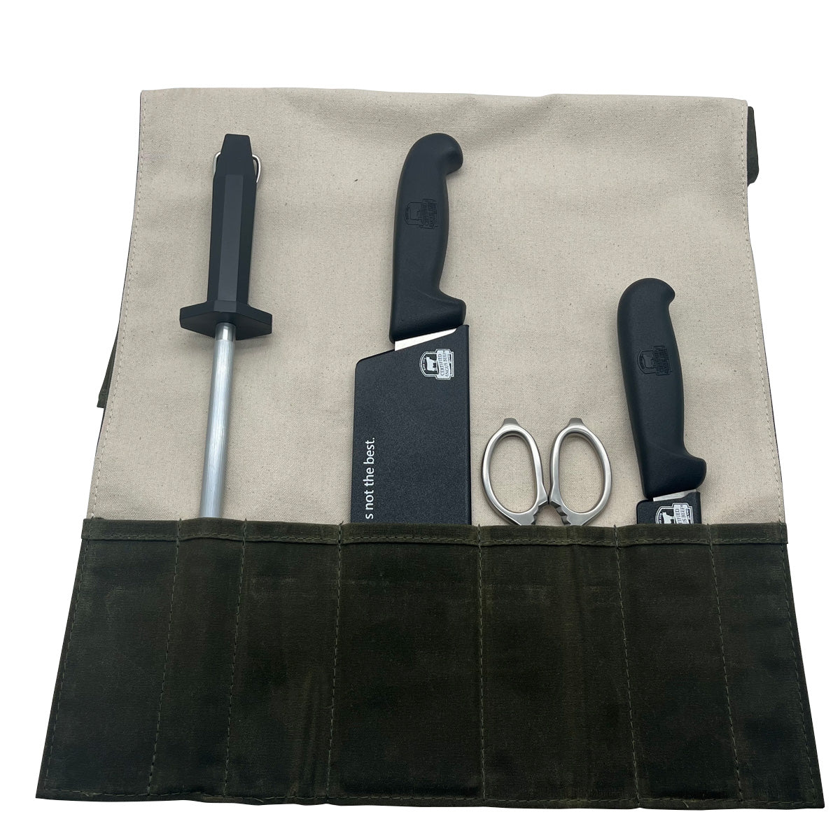 Waxed Canvas Knife Roll