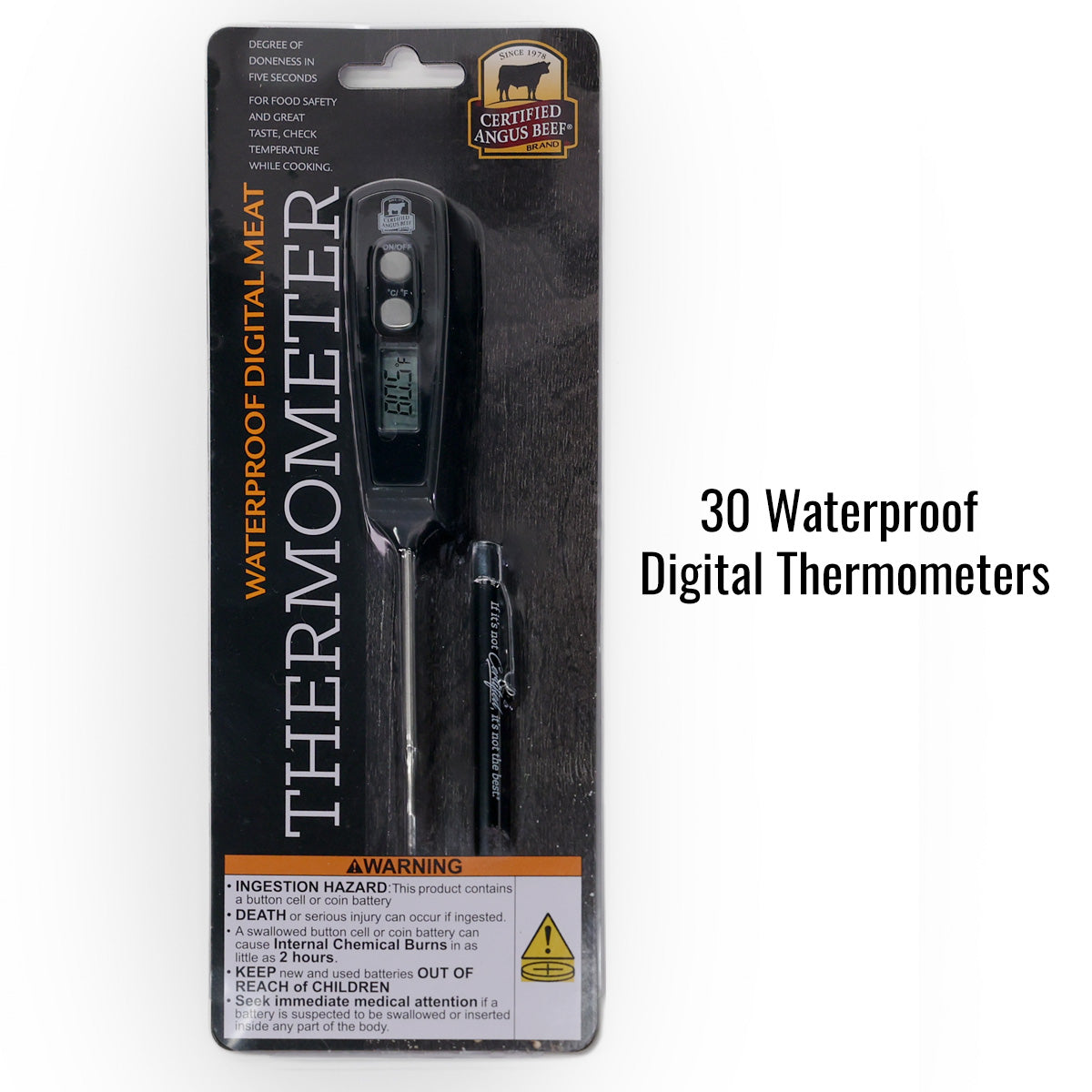 Waterproof Digital Thermometer Display