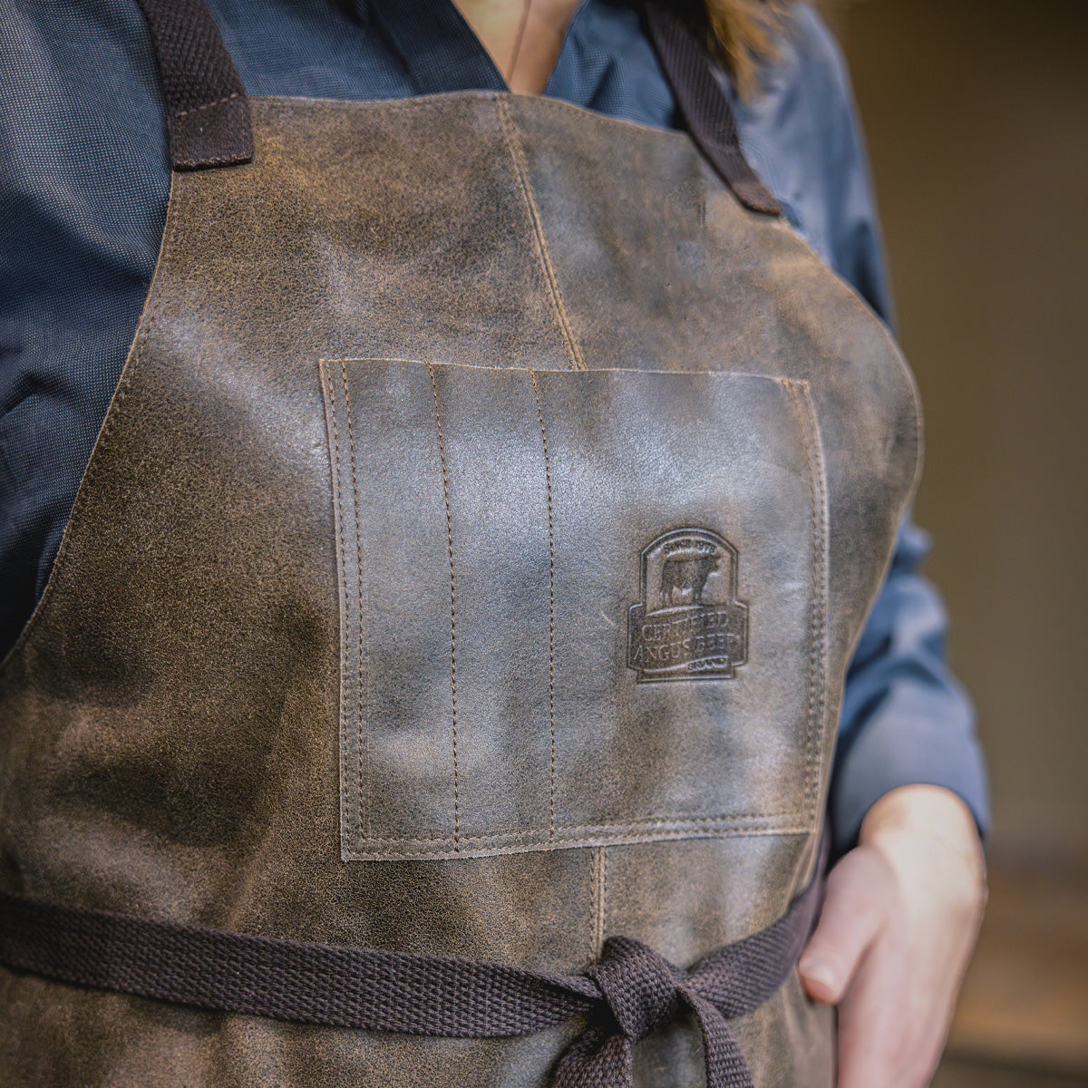 Crossback Leather Apron