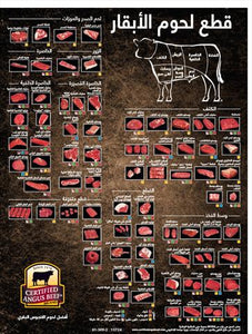 Beef Cuts Charts - International