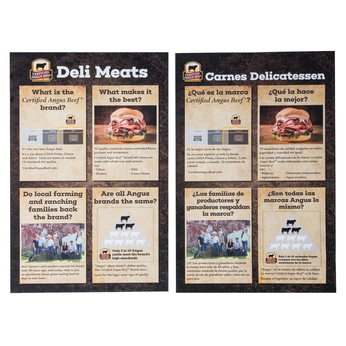Retail Poster - Q&A DELI English/Spanish