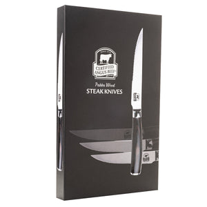 Pakka Wood Steak Knives