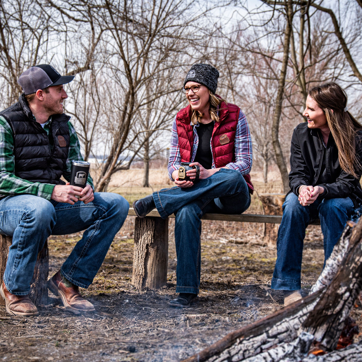 Puffer Down Vest - Black